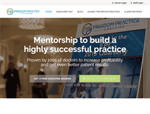 Tablet Screenshot of freedompracticecoaching.com
